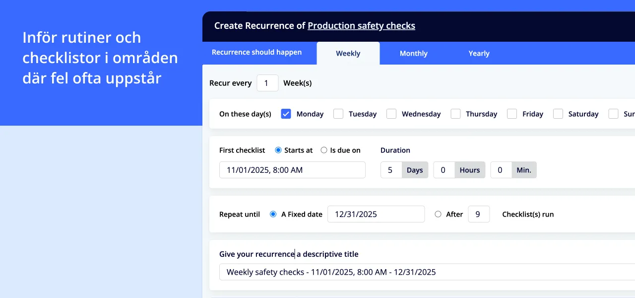 Ledningens roll i kvalitetsarbetet – sätta förväntningar, följa upp och kommunicera förbättringar