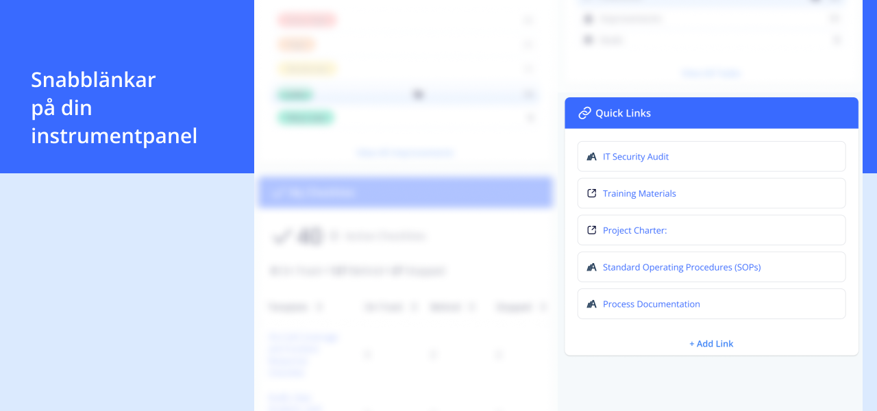 Dashboard - Aktivera