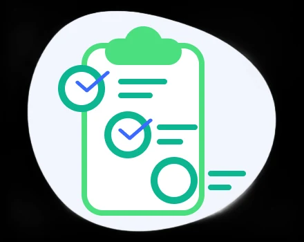 Illustration av en checklista.